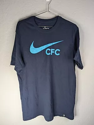 Buy Nike Chelsea FC CFC 22/23 Swoosh Tee T Shirt Navy Blue - Men's Size Medium • 19.99£