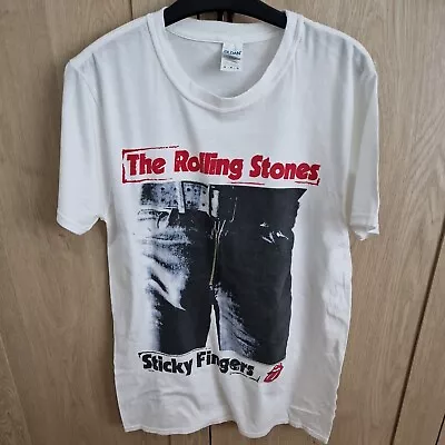 Buy Rolling Stones White Tshirt Size Medium • 3£