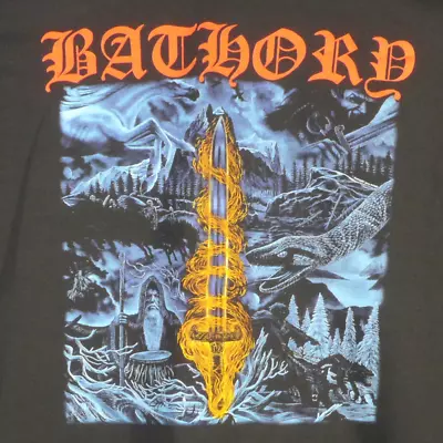 Buy Bathory Band Black T-Shirt Cotton Unisex S-234XL Short Sleeve ZH237 • 21.46£