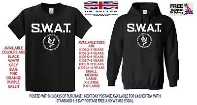 Buy LAPD S.W.A.T. Los Angeles Police Department Adult/Kids T Shirt And Hoodie • 15£