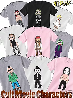 Buy VIPwees Childrens Quality T-Shirt Cult Movie Characters Caricatures ChooseDesign • 11.99£