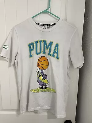 Buy PUMA X RICK AND MORTY Pickle Rick Basketball T-Shirt Top Men’s Size M Rare • 41.94£