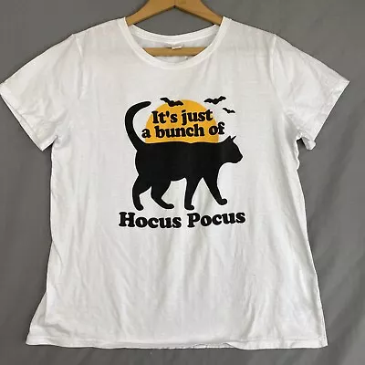Buy Hocus Pocus T-shirt  YL All Hallows Eve Sanderson Sisters Black Cat Halloween • 11.56£