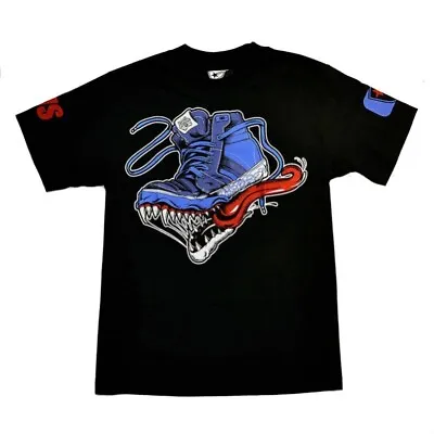 Buy Famous Stars & Straps  monster Shoe Black T Shirt (s) • 24.99£