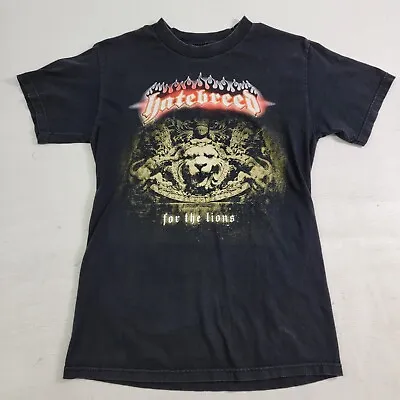 Buy Hatebreed  For The Lions  Black Shirt Men's Sz S? Hardcore Punk Heavy Metal • 23.45£