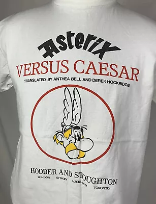 Buy Vintage Asterix Versus Caesar T Shirt Single Stitch Movie Promo 80s 90s Medium • 42£