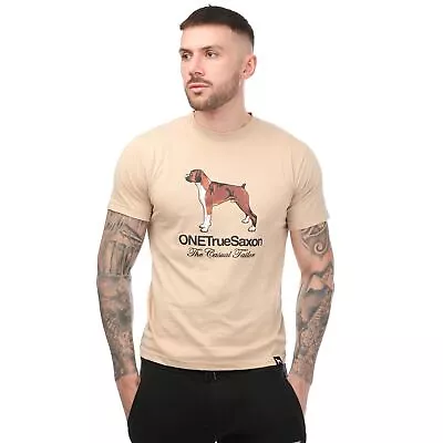 Buy Men's T-Shirt One True Saxon Dawg Regular Fit In Cream • 17.99£