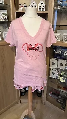 Buy Disney Parks Minnie Mouse Ladies Short Pyjamas, BNWOT ( Size Large ) A45 • 6£