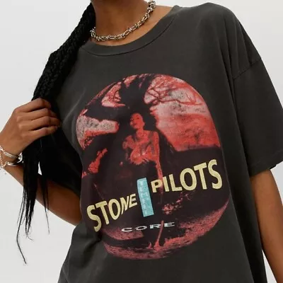 Buy Stone Temple Pilots Black Short Sleeve Cotton T-shirt Unisex S-5XL  VN1720 • 20.53£