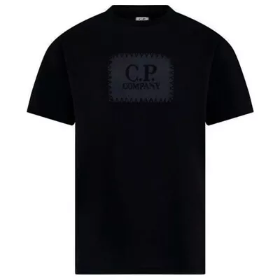 Buy C.P. Company Men's Black Logo T Shirt UK M RRP £100 • 34.99£