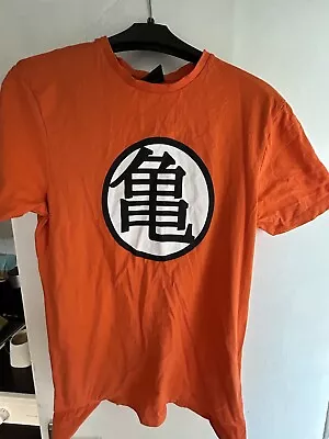 Buy Dragon Ball Z T Shirt In Orange Size Small • 0.99£