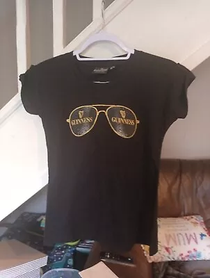 Buy Guinness Womens Black T Shirt. Size 12 • 1.99£