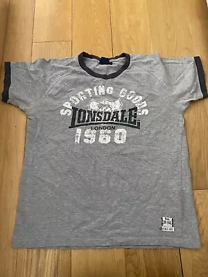 Buy Lonsdale Grey T Shirt Size M • 3£