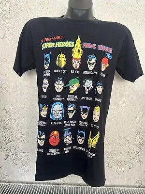 Buy D C Comics Official T Shirt Mens Medium. Super Heroes Have Issues. MR. 21275 • 6£