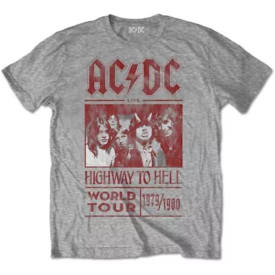 Buy AC/DC Unisex T-Shirt: Highway To Hell World Tour 1979/1980  Large CLEARANCE SALE • 12.99£