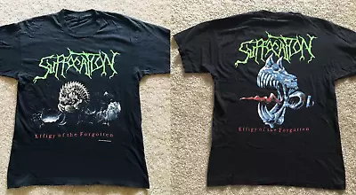 Buy Suffocation Band Effigy Of The Forgotten 2 Sided T Shirt Full Size S-5XL FH60 • 34.58£