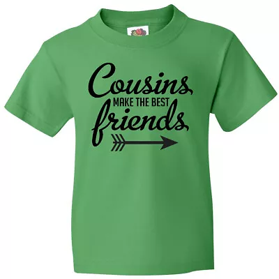 Buy Inktastic Cousins Make The Best Friends With Arrow Youth T-Shirt Reunion Famile • 11.66£