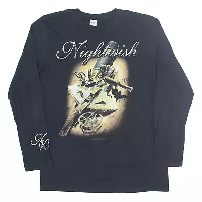 Buy GILDAN Nightwish Mens T-Shirt Black Long Sleeve L • 27.99£