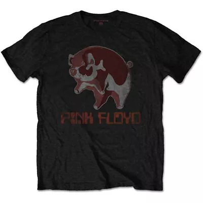 Buy Pink Floyd T Shirt Animals Ethnic Pig Band Logo Official Mens Black L • 16.56£