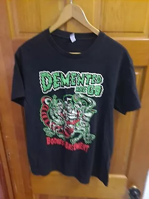 Buy Demented Are Go Shirt Men Med Black Psychobilly Band Hellbilly Storm Bodies Punk • 23.33£