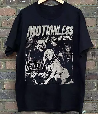 Buy Rare Motionless In White Band Tour Black Cotton T-Shirt S-2345XL ST525 • 22.40£