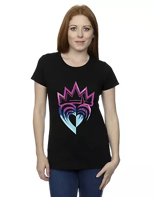 Buy Disney Women's Descendants Pink Crown T-Shirt • 13.99£
