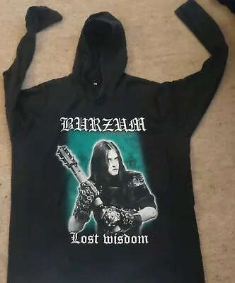 Buy 1BURZUM Hooded Long Sleeve Shirt XL Black Metal Marduk 1349 Watain Von FILOSOFEM • 16.99£