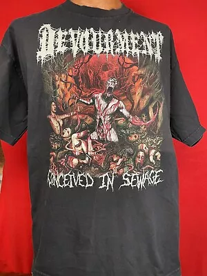 Buy Devourment  Concieved In Sewage. Size XL Death Metal • 79.36£