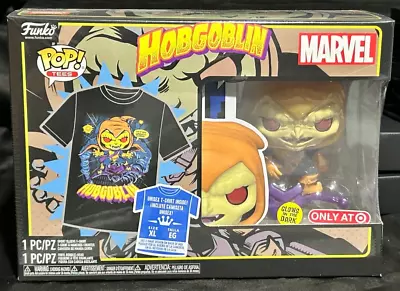 Buy Funko POP Tees Marvel Hobgoblin Glows In The Dark With Large T-Shirt XL • 13.99£