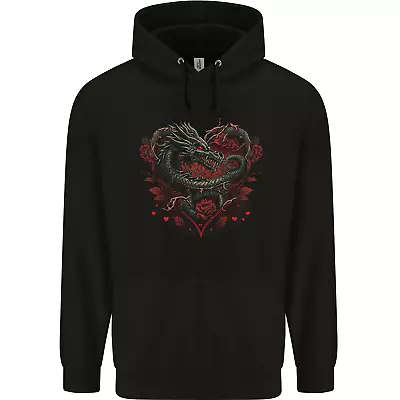 Buy Dragon Heart Fantasy Roses Of Passion Childrens Kids Hoodie • 17.99£