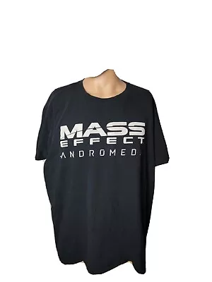 Buy Mass Effect Andromeda Spellout T-shirt Video Game Playstation Xbox Slim Fit XL • 13.99£