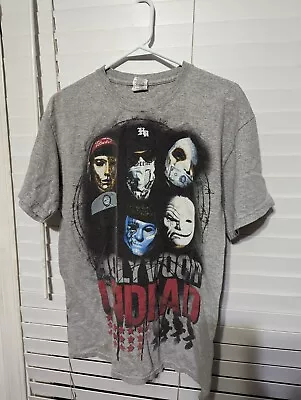 Buy Vintage Hollywood Undead Gray Shirt Double Sided Size M • 23.30£