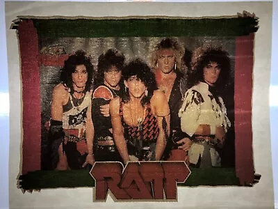 Buy RATT - BAND PHOTO - 80's GLAM HAIR METAL ROCK T-SHIRT IRON-ON N/OS UNUSED RARE! • 32.67£