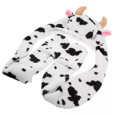 Buy  Warm Cow Design Hat Hoodie Glove Scarf Child Outdoor Thermal Hooded • 12.99£
