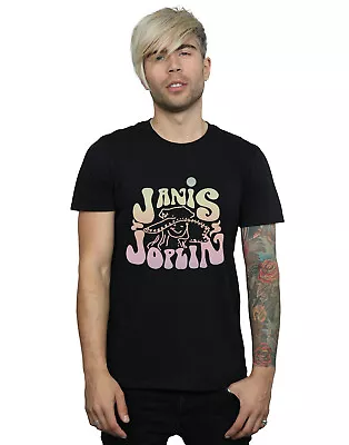 Buy Janis Joplin Men's Pastel Logo T-Shirt • 15.99£