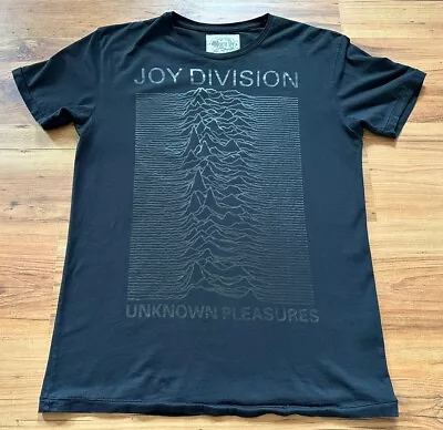 Buy Joy Division Unknown Pleasures T Shirt Size Medium Black On Black, Worn By • 14.99£