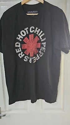 Buy Red Hot Chili Peppers Print T Shirt Black Size XL Mens  • 12.50£