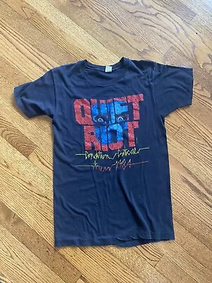 Buy Vintage Quiet Riot 1984 Condition Critical Single Stitch Screen Stars  • 116.49£