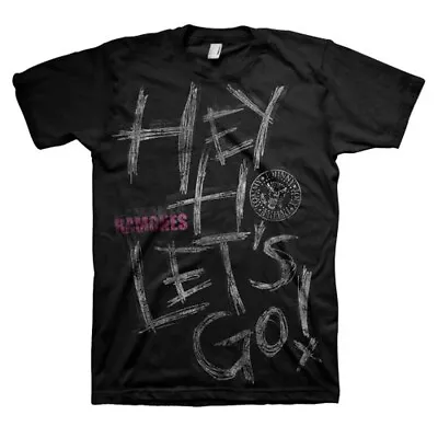Buy The Ramones Hey Ho Lets Go Punk Rock Official Tee T-Shirt Mens • 14.99£