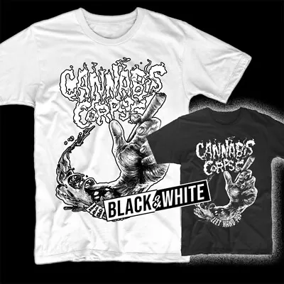 Buy Cannabis Corpse Left Hand Pass Album Tshirt BLACK WHITE Sizes S-5XL • 18.67£
