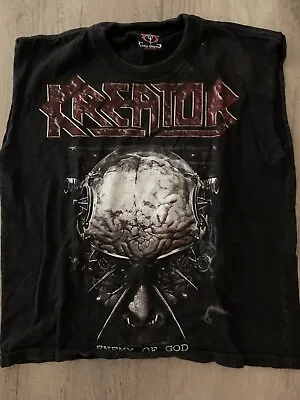Buy Kreator - Enemy Of God Small T-shirt Thrash Till Death Cut Sleeves Sleeveless • 18.67£