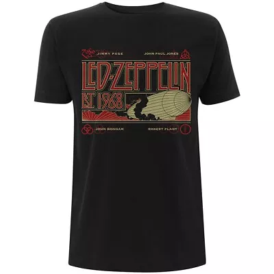 Buy LED ZEPPELIN Est. 1968 Unisex T-Shirt: LARGE COMPLETELY UNUSED * FREEPOST* • 12.70£