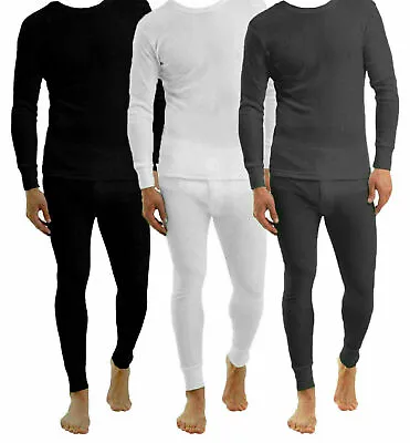 Buy Mens Thermal Long Johns Top Bottom Underwear Trouser TShirt Set Full Half Sleeve • 4.99£