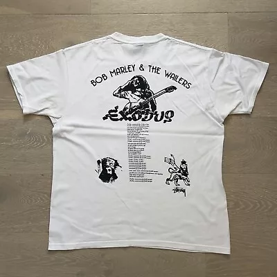 Buy Stussy Exodus Bob Marley & The Wailers T Shirt Pre Owned Size Large  • 60£