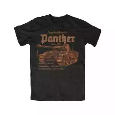 Buy Panther Premium T-Shirt Germany Panzer March, Grenadier, Tactical, Army Cotton O • 26.05£