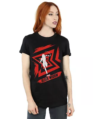 Buy Marvel Women's Black Widow Movie Icon Run Boyfriend Fit T-Shirt • 13.99£