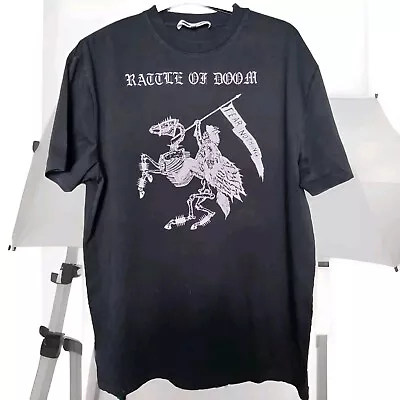 Buy Alexander Mcqueen. Rattle Of Doom T-shirt. Xl. • 13.01£