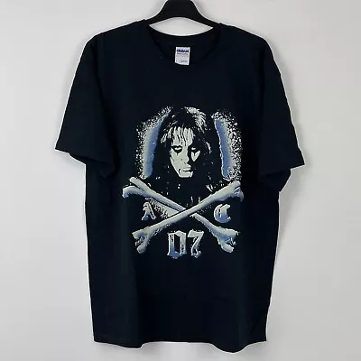 Buy Alice Cooper Psycho Drama Tour 2007 Rare Band T-Shirt L • 10£