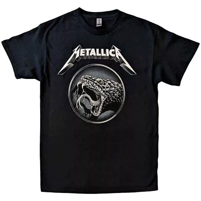 Buy Metallica Unisex T-Shirt: Black Album Poster (Small) • 16.87£