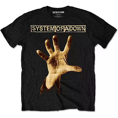 Buy System Of A Down Hand Heavy Metal Rock Licensed Tee T-Shirt Men • 14.99£